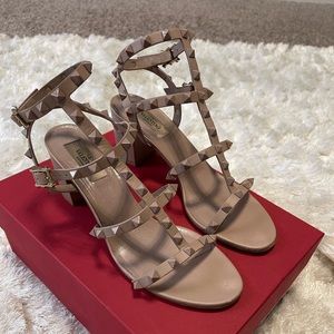 Valentino rock stud heels, worn by Karla on the new show called “Selling Tampa”